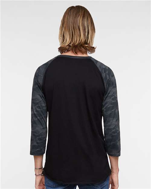 LAT 6930 Black/ Storm Camo — on model back