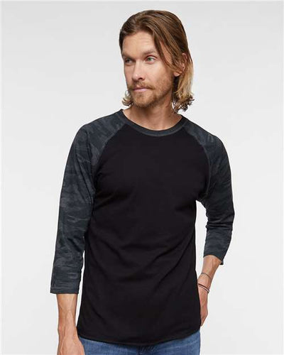 LAT 6930 Black/ Storm Camo — on model front