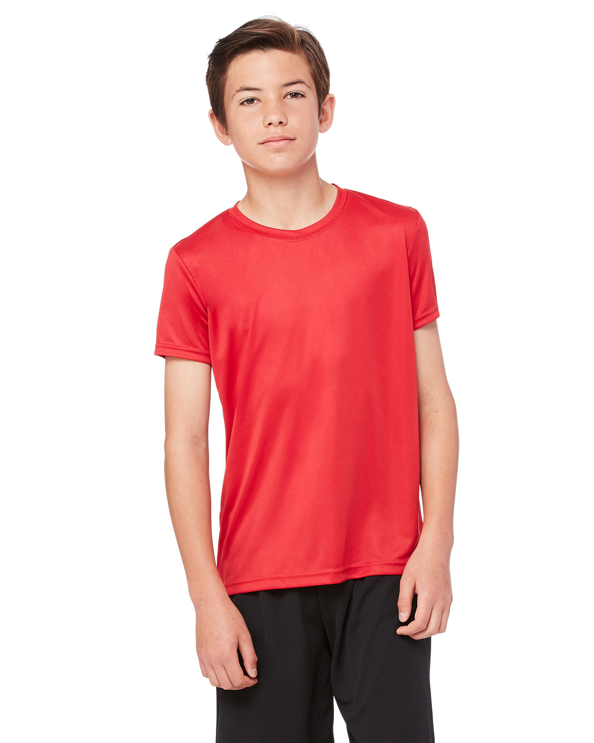 Youth Performance Short-Sleeve T-Shirt - Sport Red