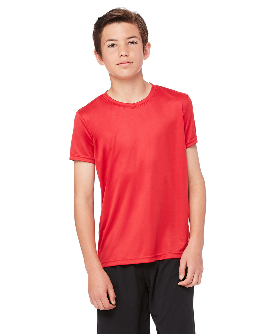 Youth Performance Short-Sleeve T-Shirt - Sport Red