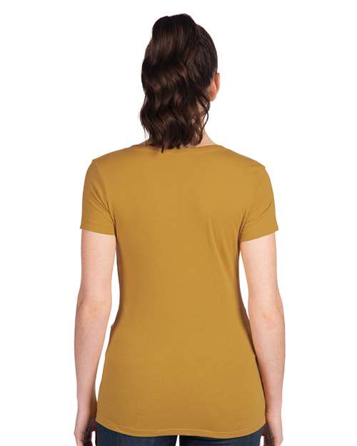 Next Level 1540 Antique Gold — on model back