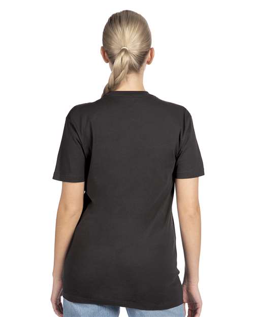 Next Level 3600 Graphite Black — on model back