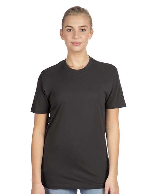 Next Level 3600 Graphite Black — on model front