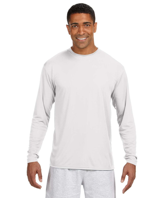 Men's Cooling Performance Long Sleeve T-Shirt - White