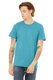 Bella + Canvas 3001CVC - Unisex Heather CVC T-Shirt - Heather Aqua