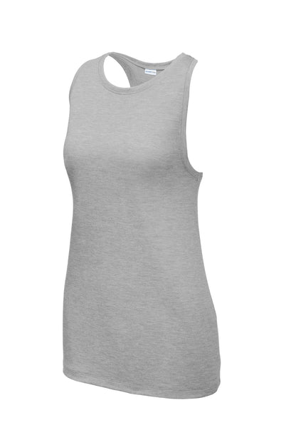 Women's PosiCharge Tri-Blend Wicking Tank - Light Gray Heather