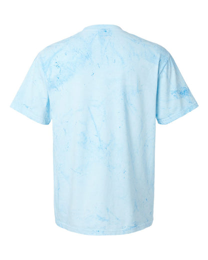 Unisex Heavyweight Color Blast T-Shirt - Fiji Blue