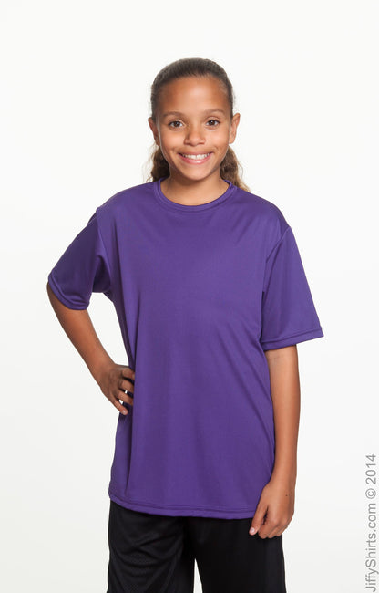Youth Cooling Performance T-Shirt - Purple