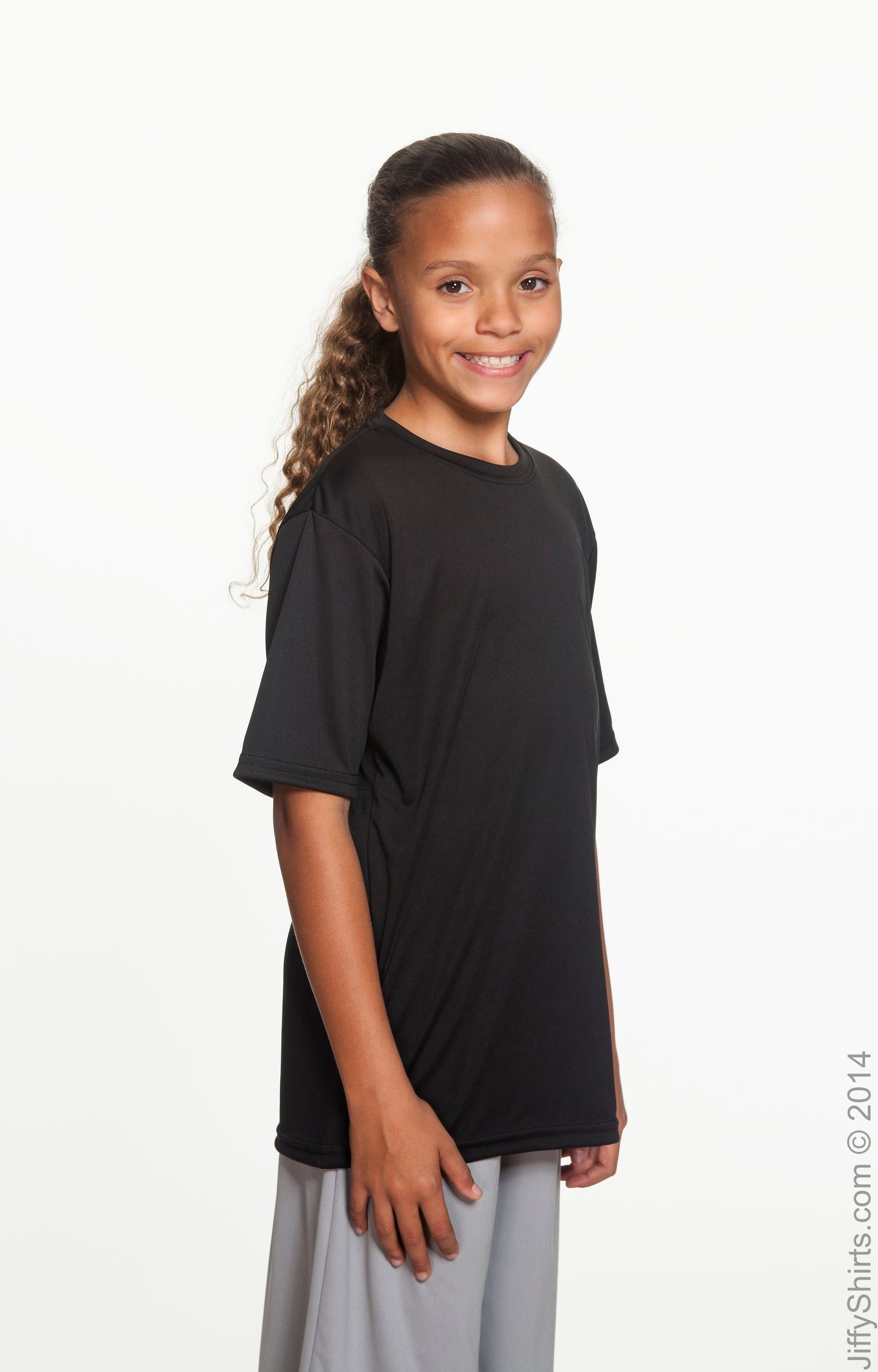 Youth Cooling Performance T-Shirt - Black