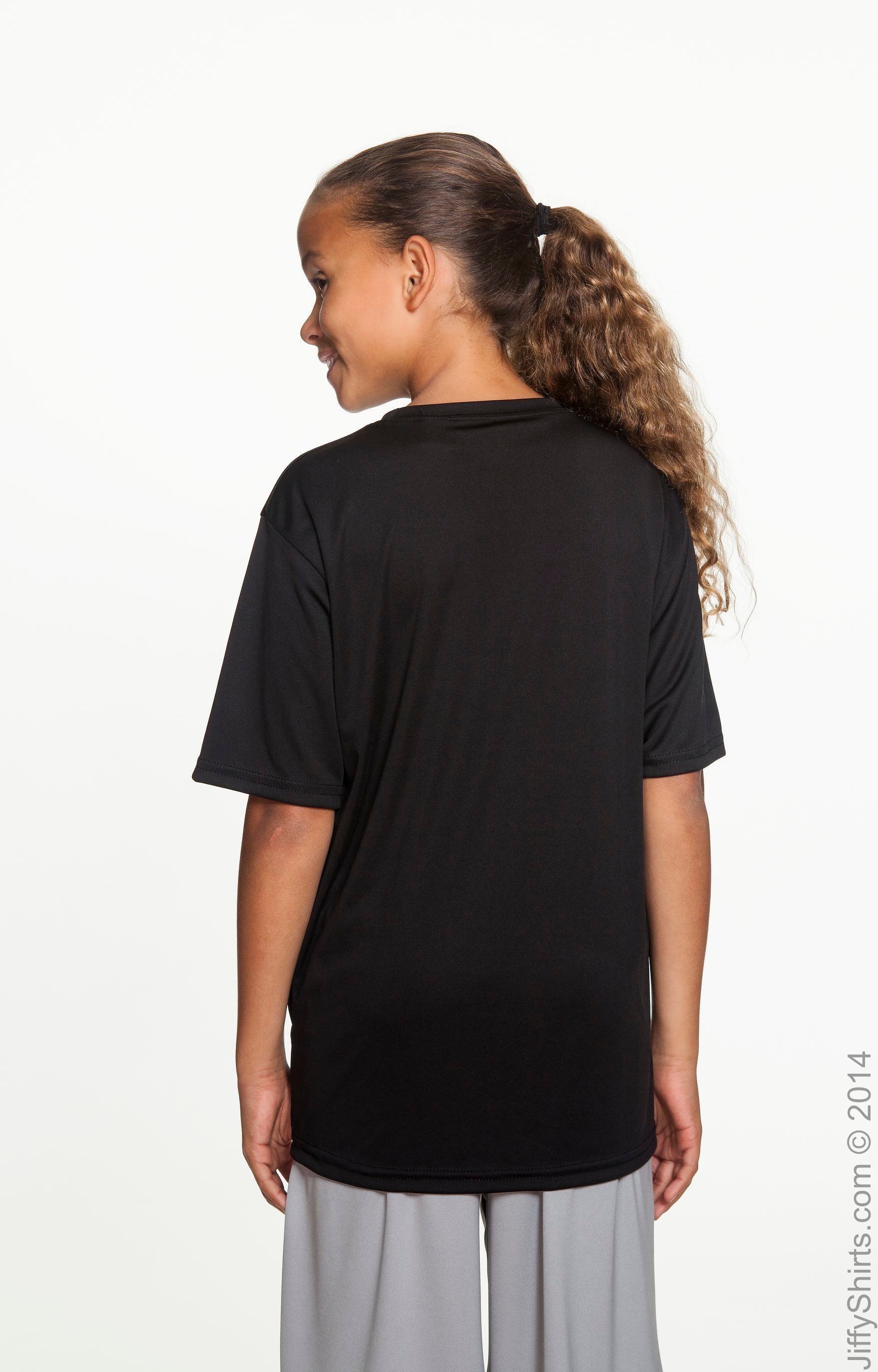 Youth Cooling Performance T-Shirt - Black