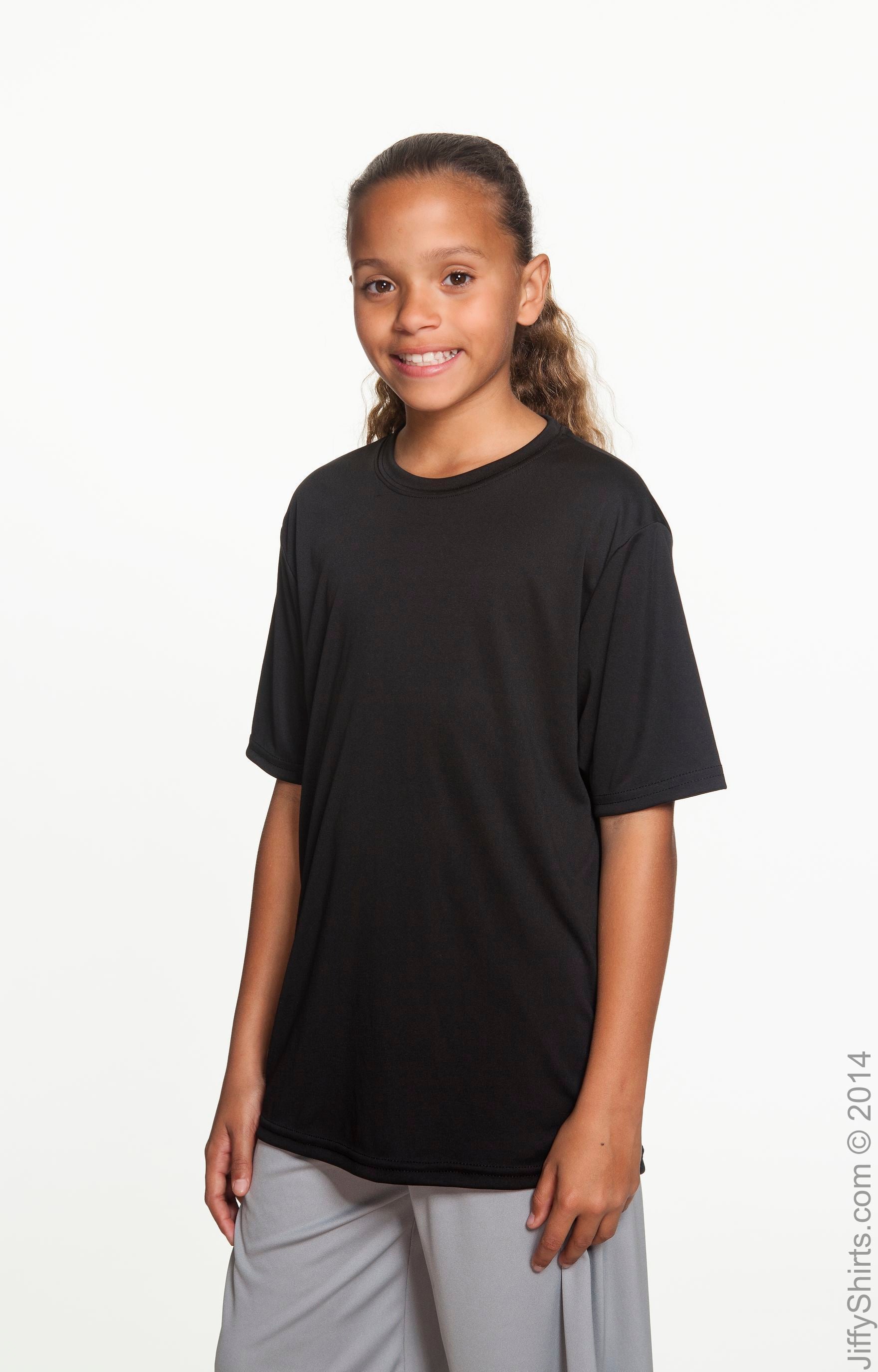 Youth Cooling Performance T-Shirt - Black