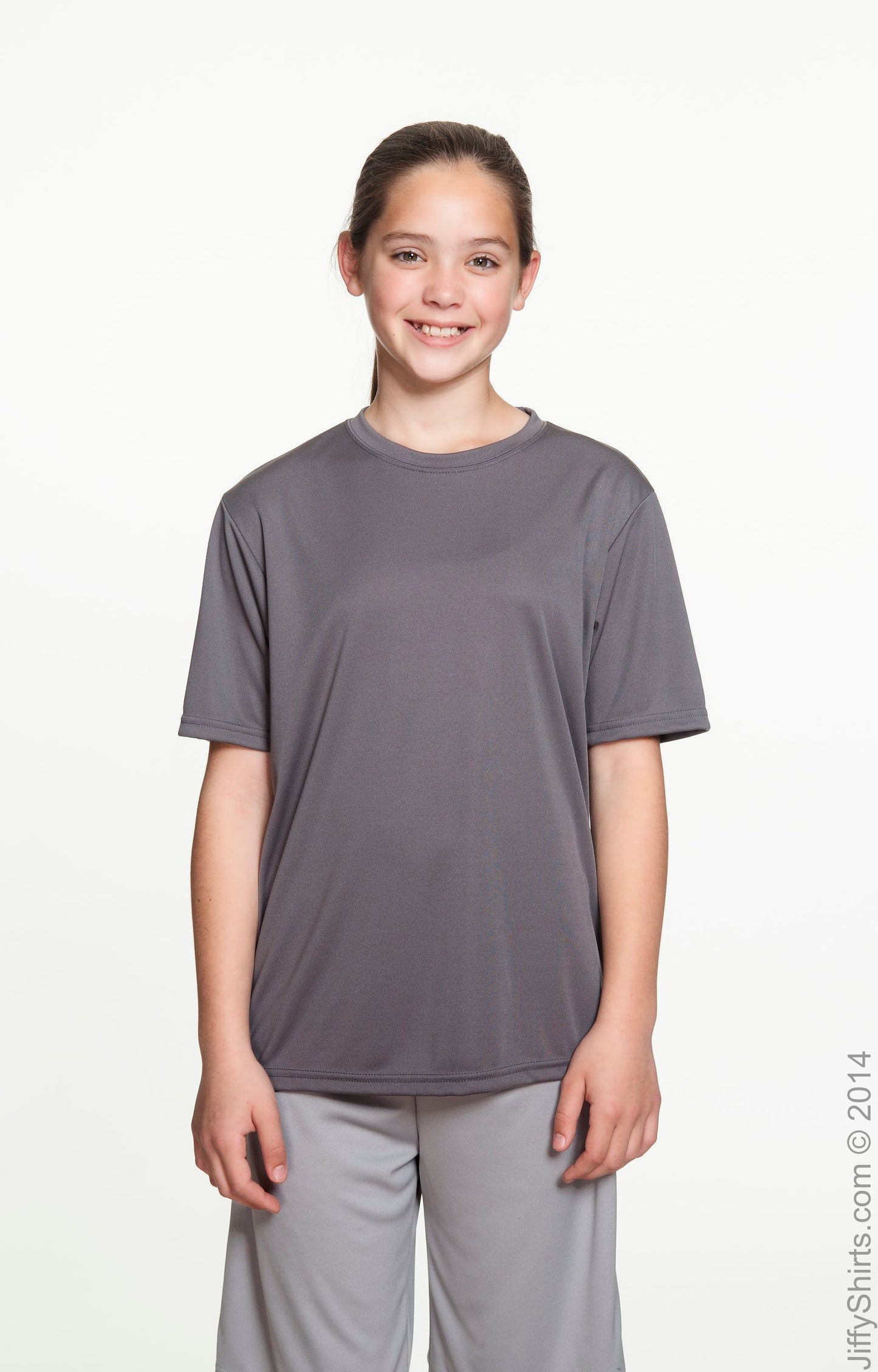 Youth Cooling Performance T-Shirt - Graphite