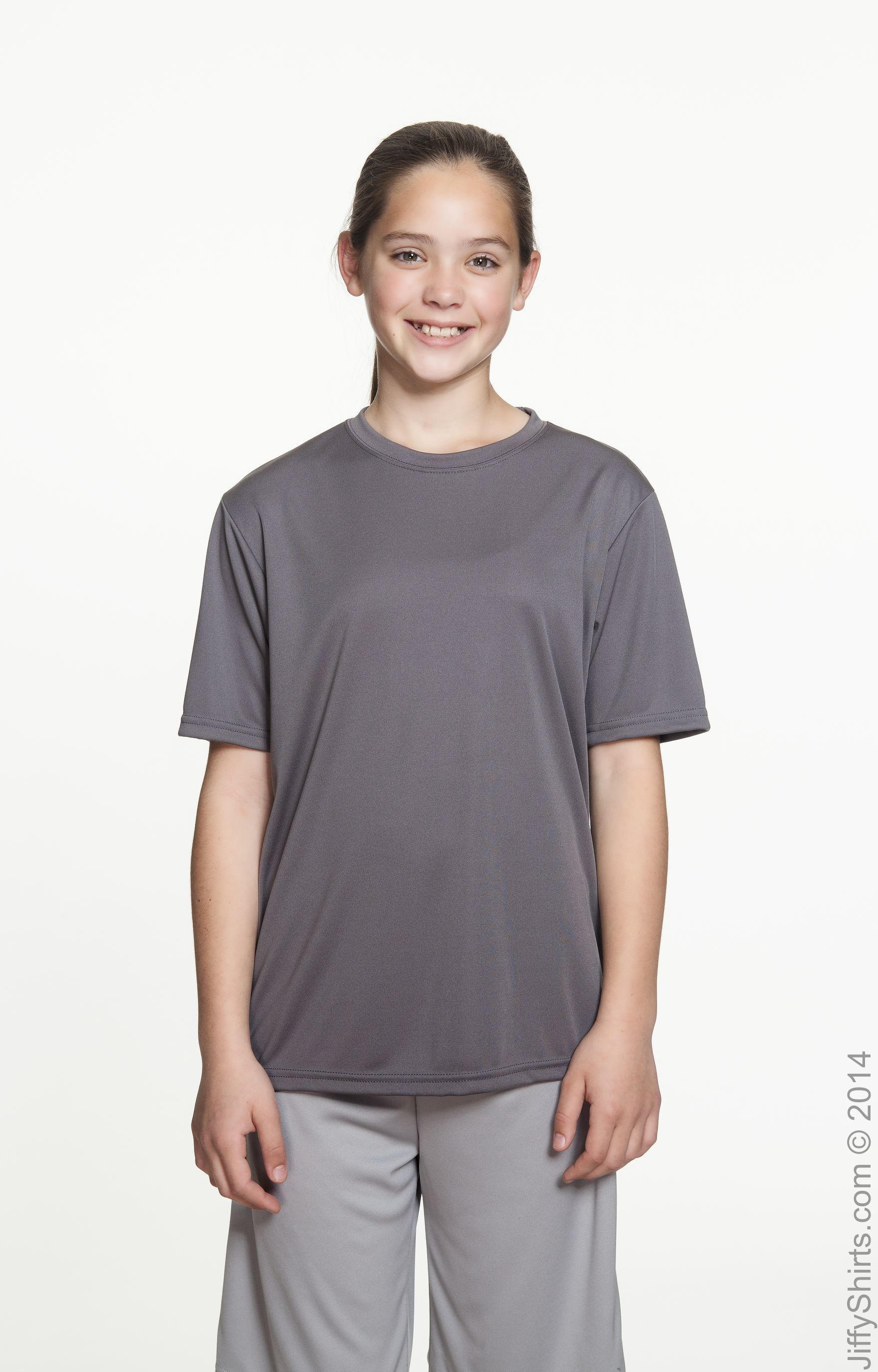 Youth Cooling Performance T-Shirt - Graphite