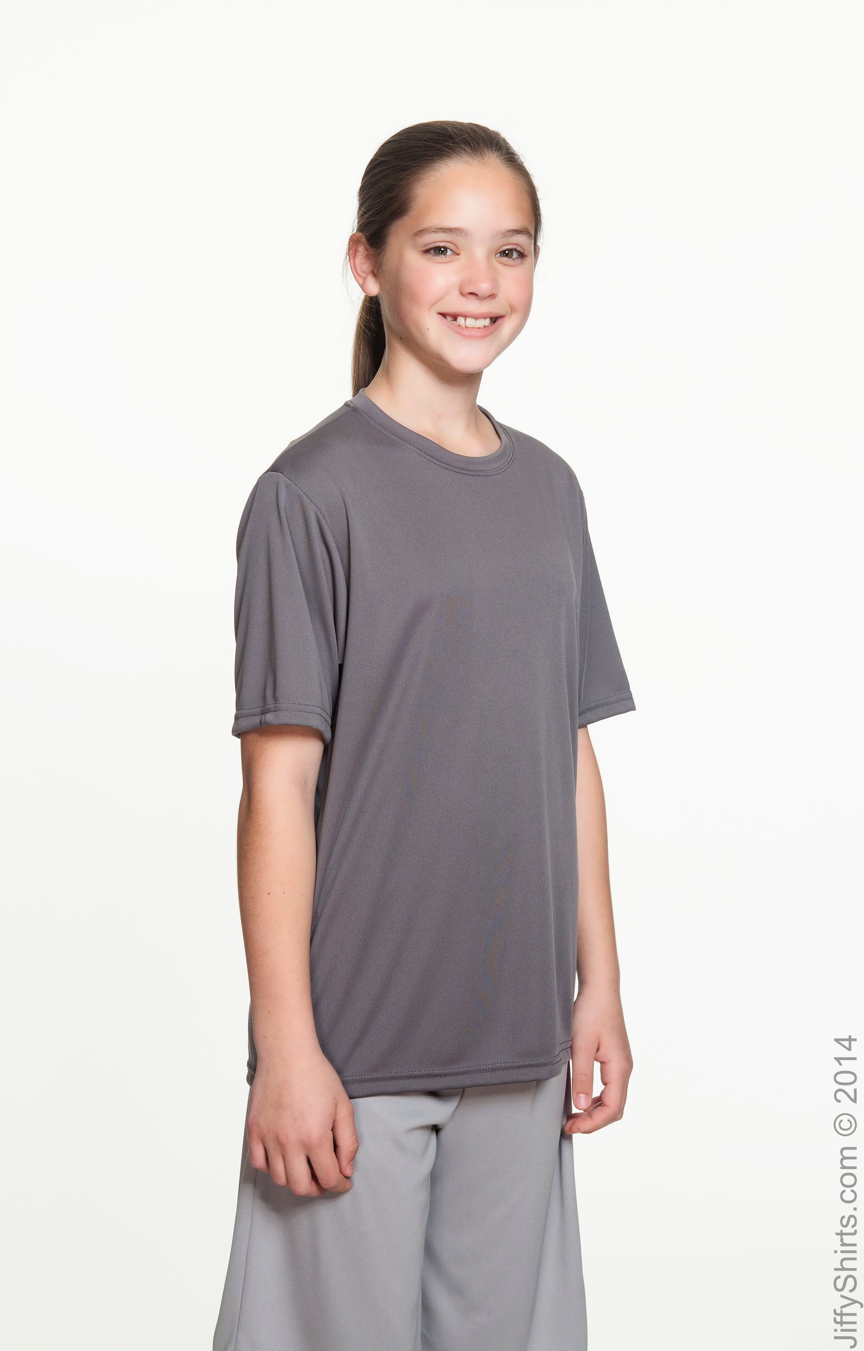 Youth Cooling Performance T-Shirt - Graphite