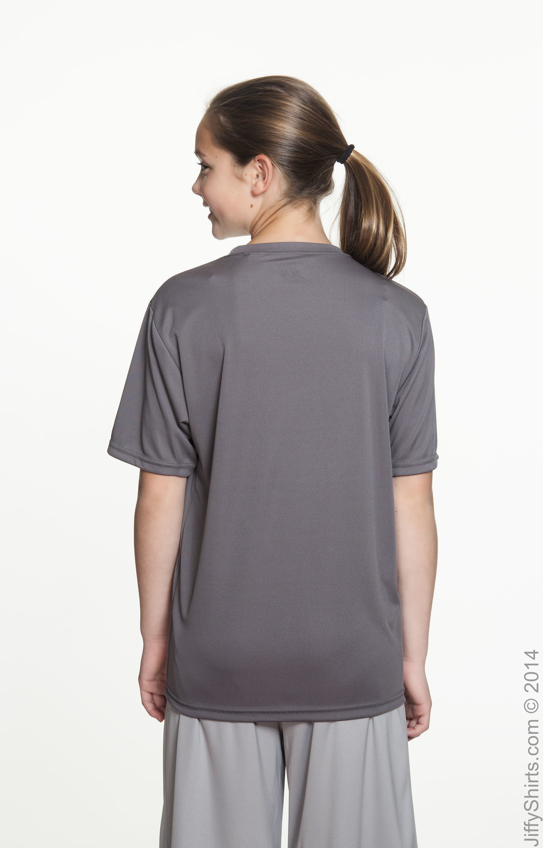 Youth Cooling Performance T-Shirt - Graphite