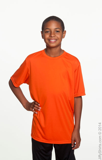 Youth Cooling Performance T-Shirt - Athletic Orange