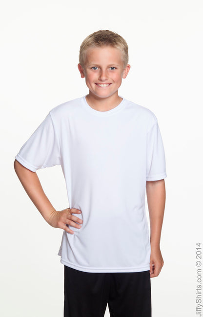 Youth Cooling Performance T-Shirt - White