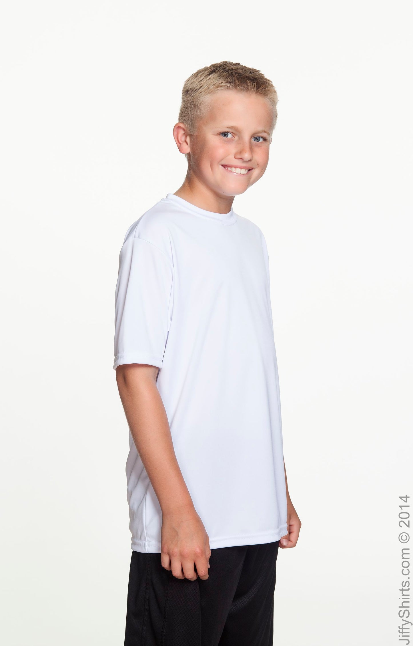 Youth Cooling Performance T-Shirt - White
