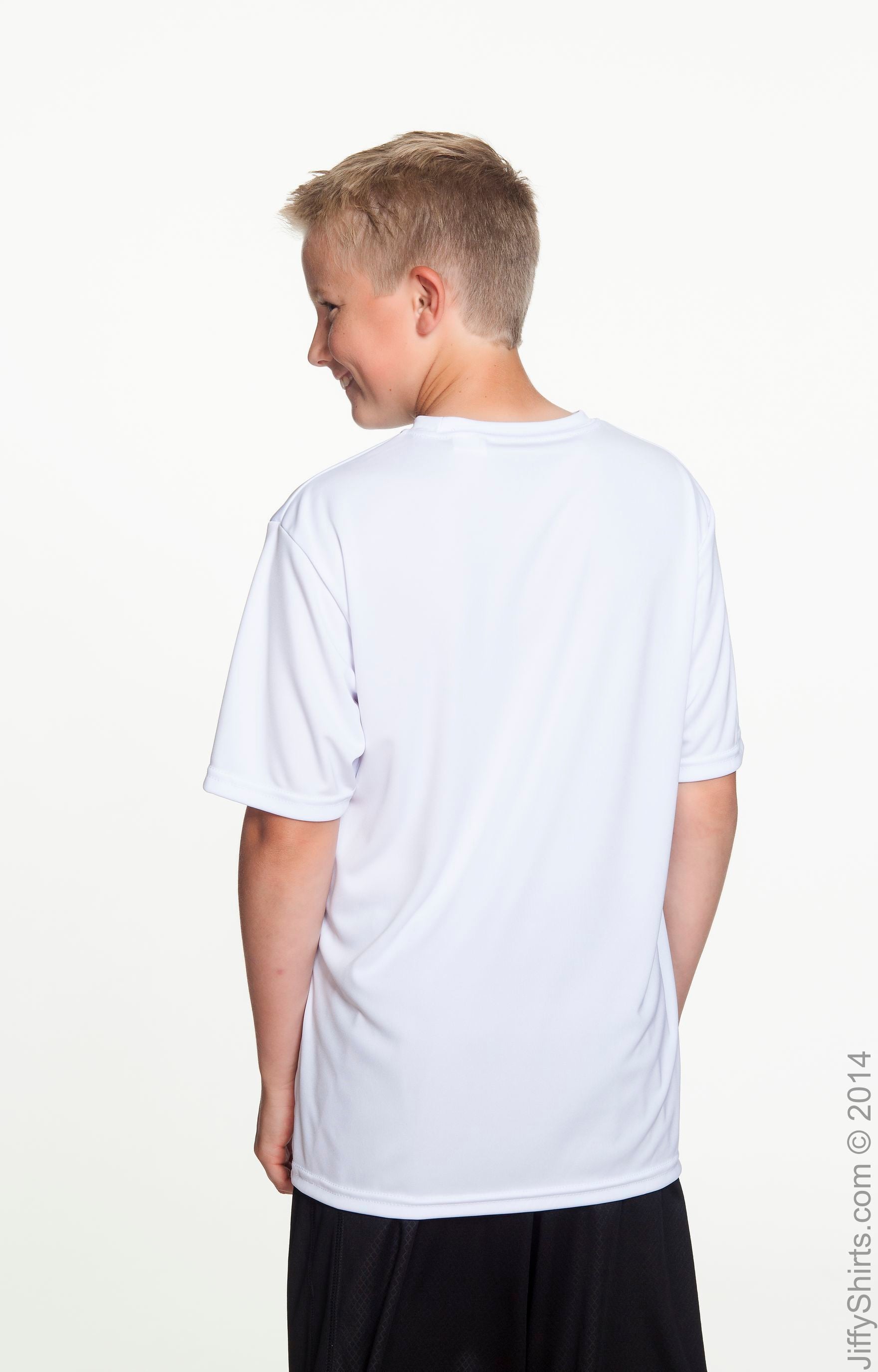 Youth Cooling Performance T-Shirt - White