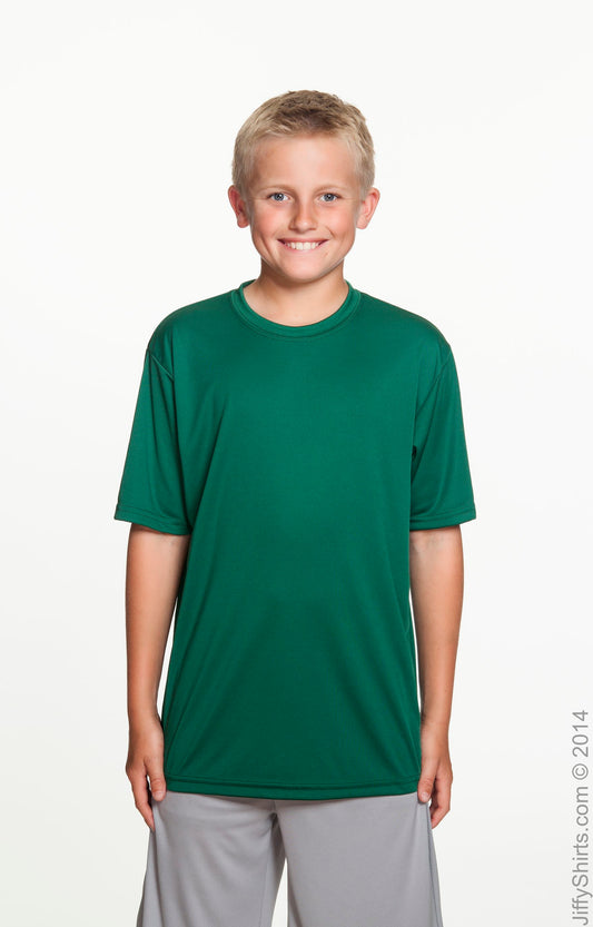 Youth Cooling Performance T-Shirt - Forest