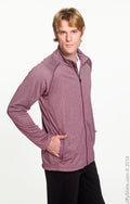 Men's Stretch Tech-Shell® Compass Full-Zip - Burgundy Heather