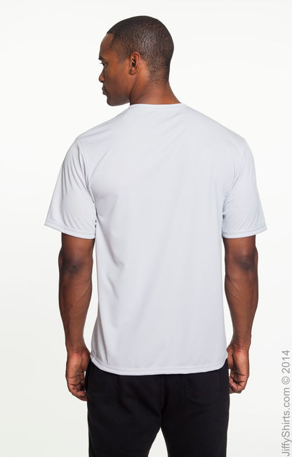 Unisex Performance Marathon T-Shirt - Silver