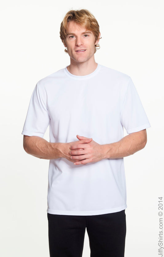 Unisex Performance Marathon T-Shirt - White
