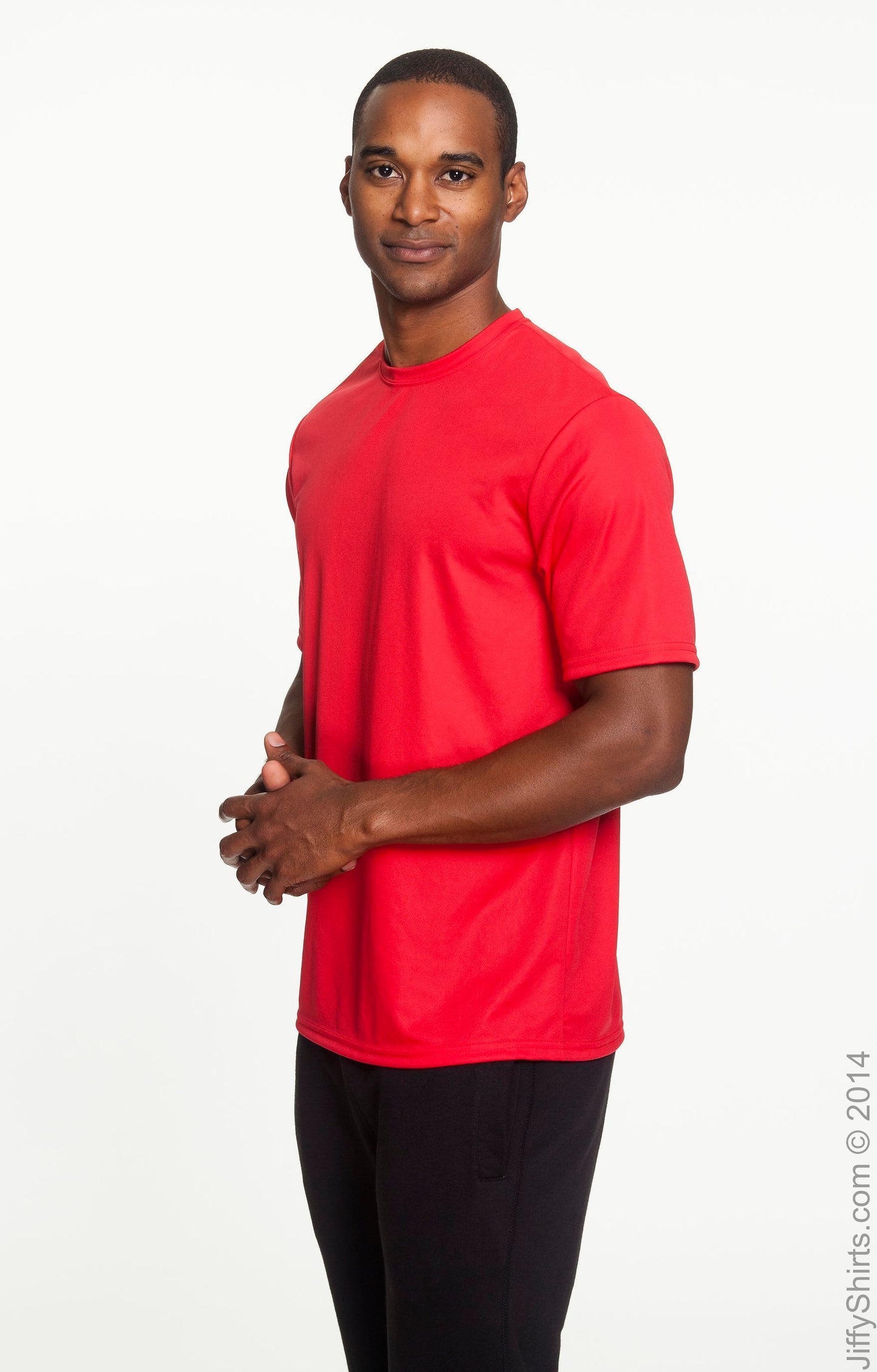 Unisex Performance Marathon T-Shirt - Scarlet