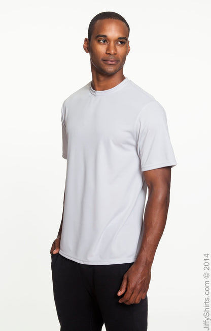 Unisex Performance Marathon T-Shirt - Silver