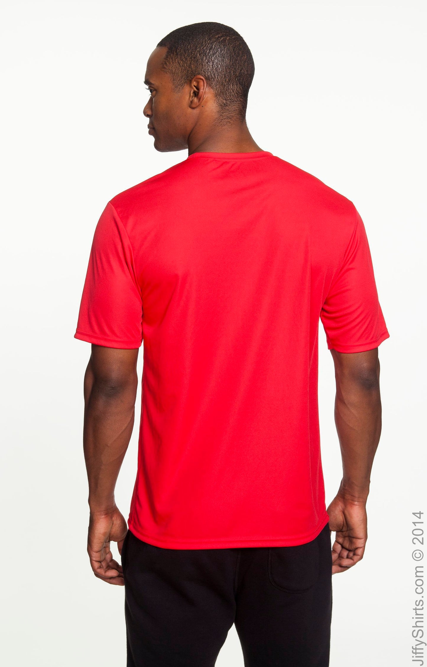 Unisex Performance Marathon T-Shirt - Scarlet
