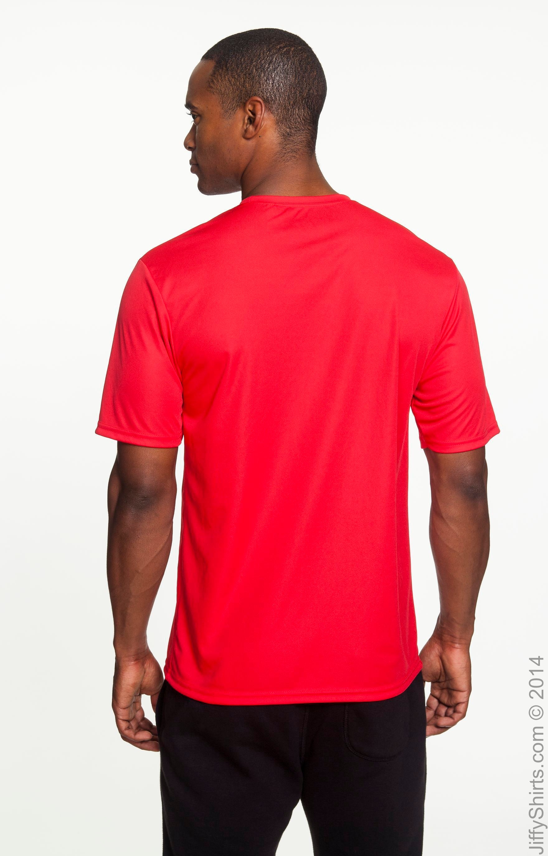 Unisex Performance Marathon T-Shirt - Scarlet