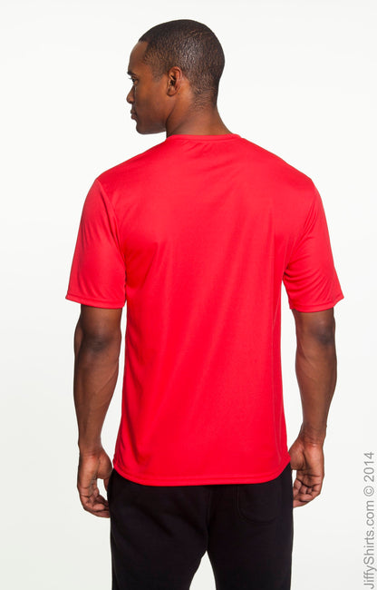 Unisex Performance Marathon T-Shirt - Scarlet