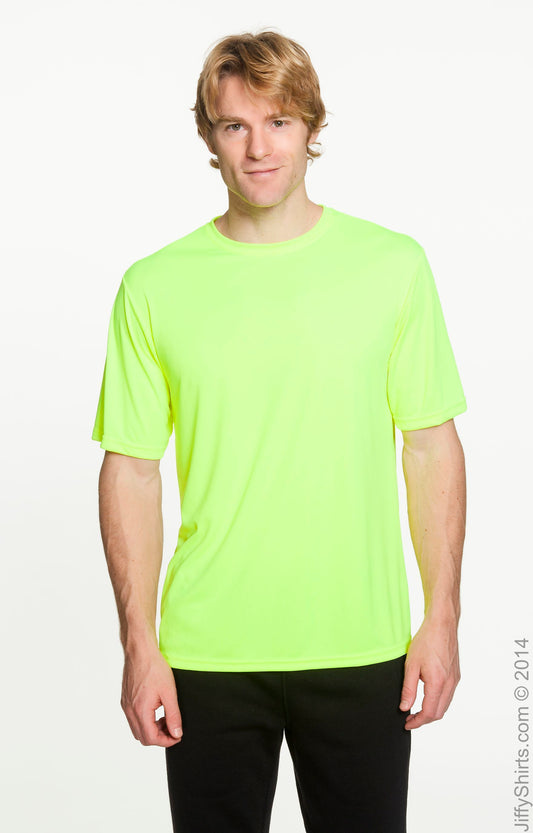 Men's Cooling Performance T-Shirt - High Viz Safety Yellow
