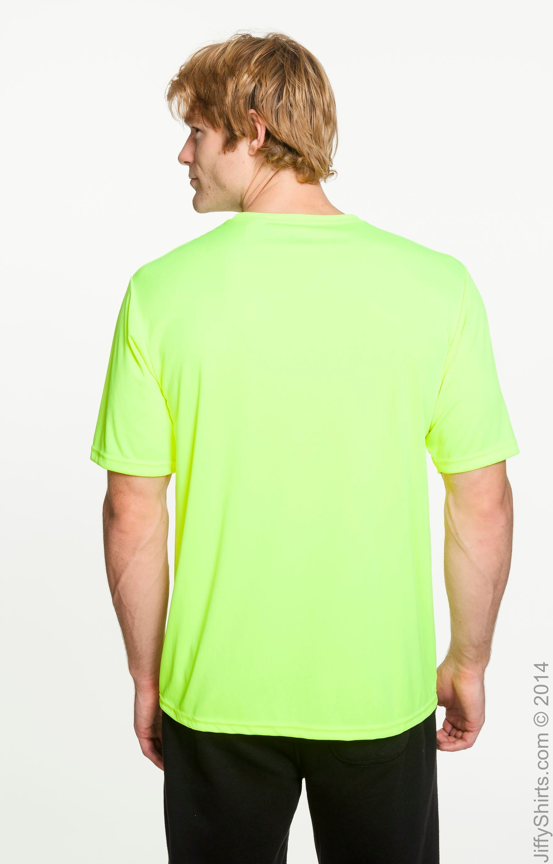 Men's Cooling Performance T-Shirt - High Viz Safety Yellow