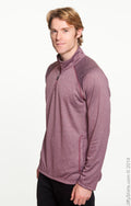 Men's Stretch Tech-Shell® Compass Quarter-Zip - Burgundy Heather