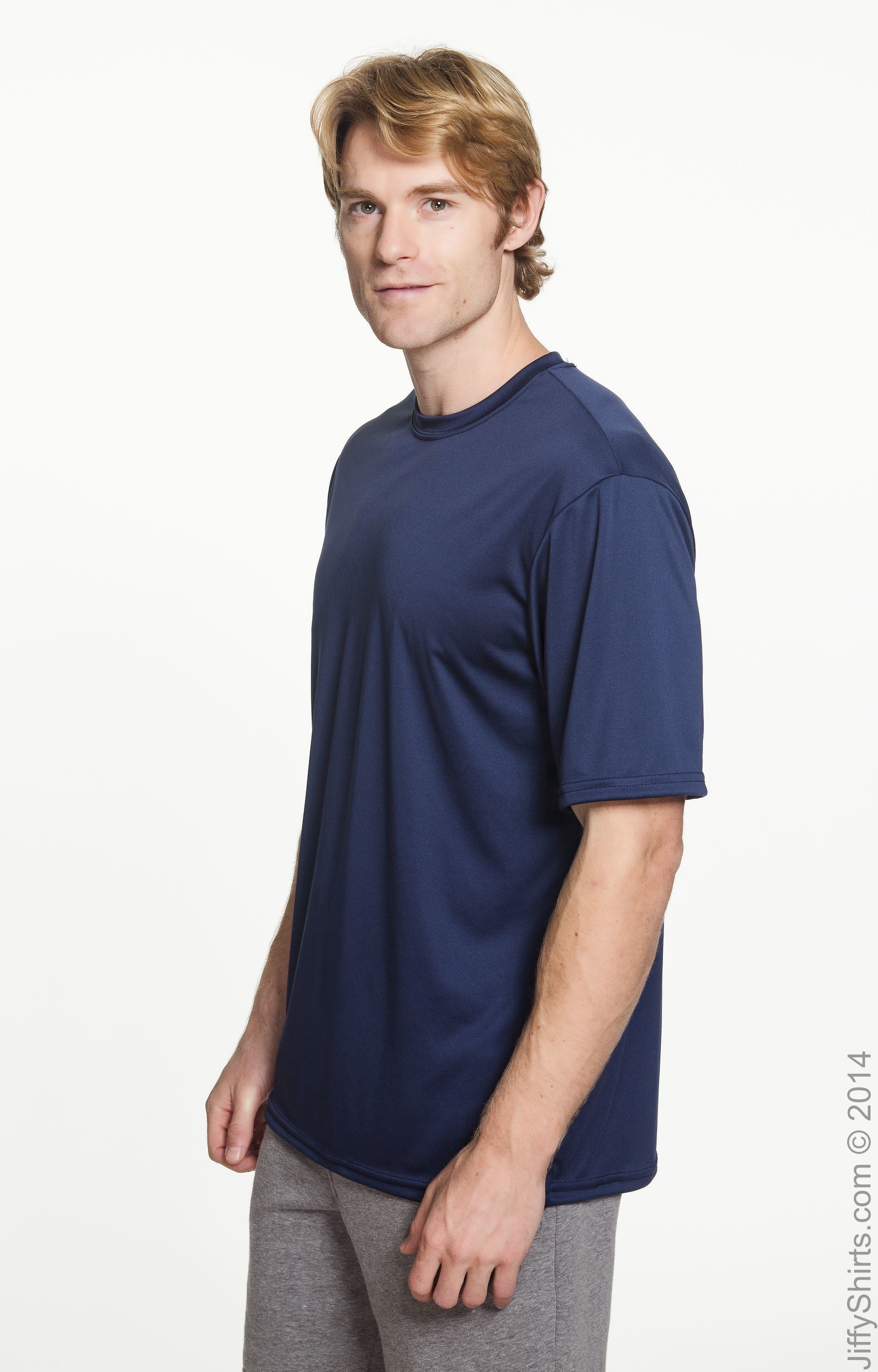 Unisex Performance Marathon T-Shirt - Navy