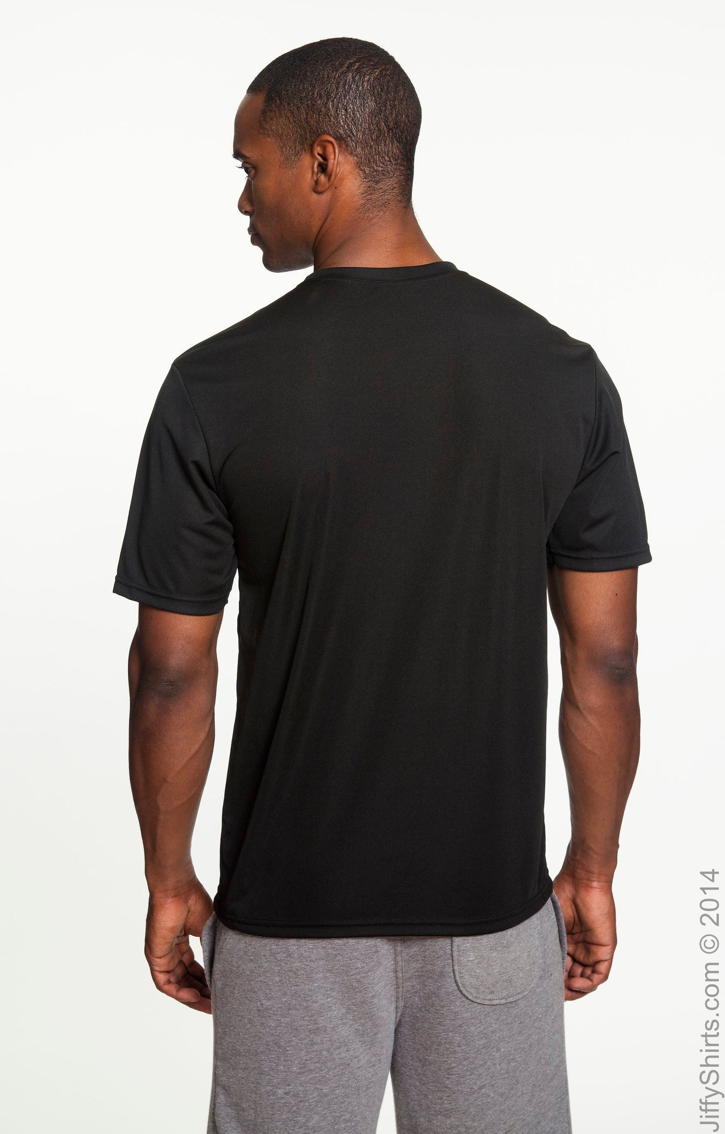 Unisex Performance Marathon T-Shirt - Black