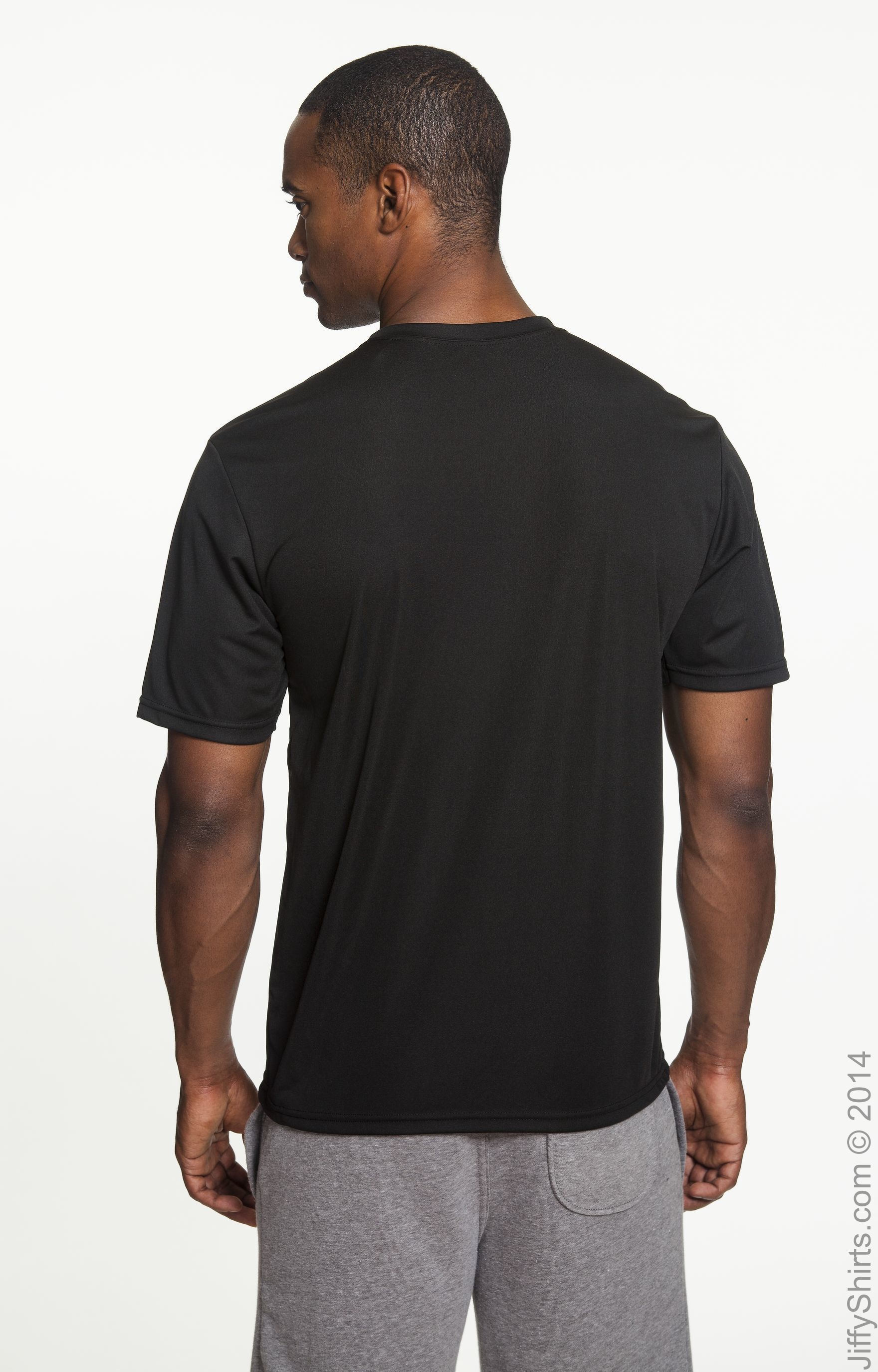 Unisex Performance Marathon T-Shirt - Black