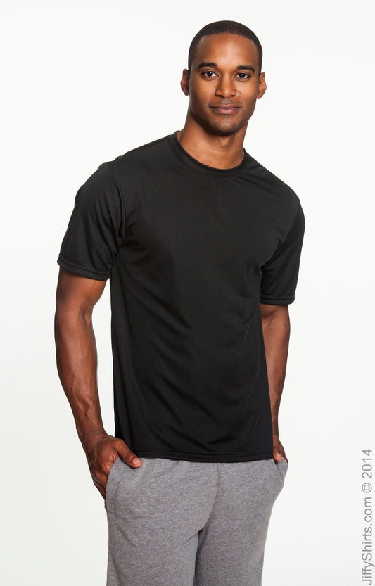Unisex Performance Marathon T-Shirt - Black