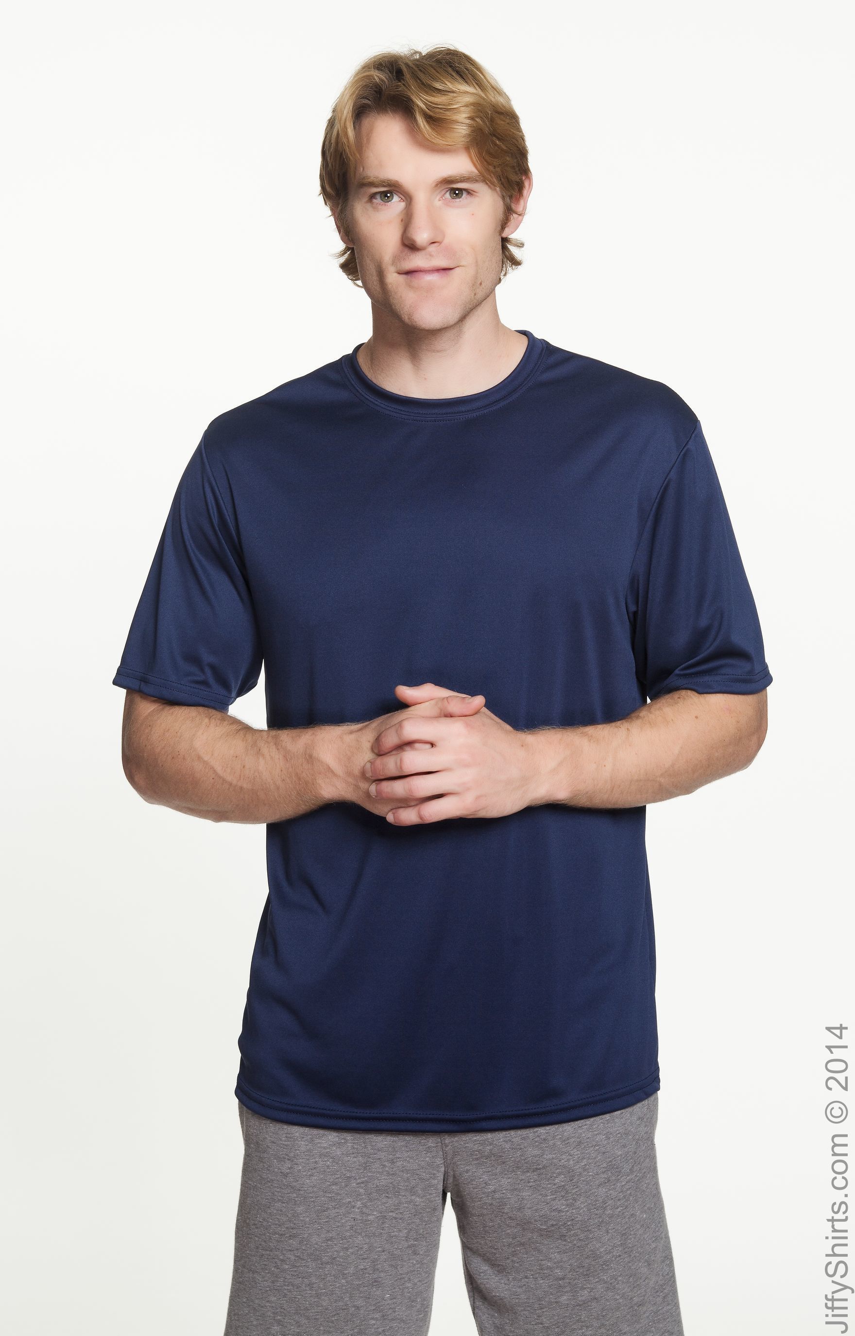 Unisex Performance Marathon T-Shirt - Navy