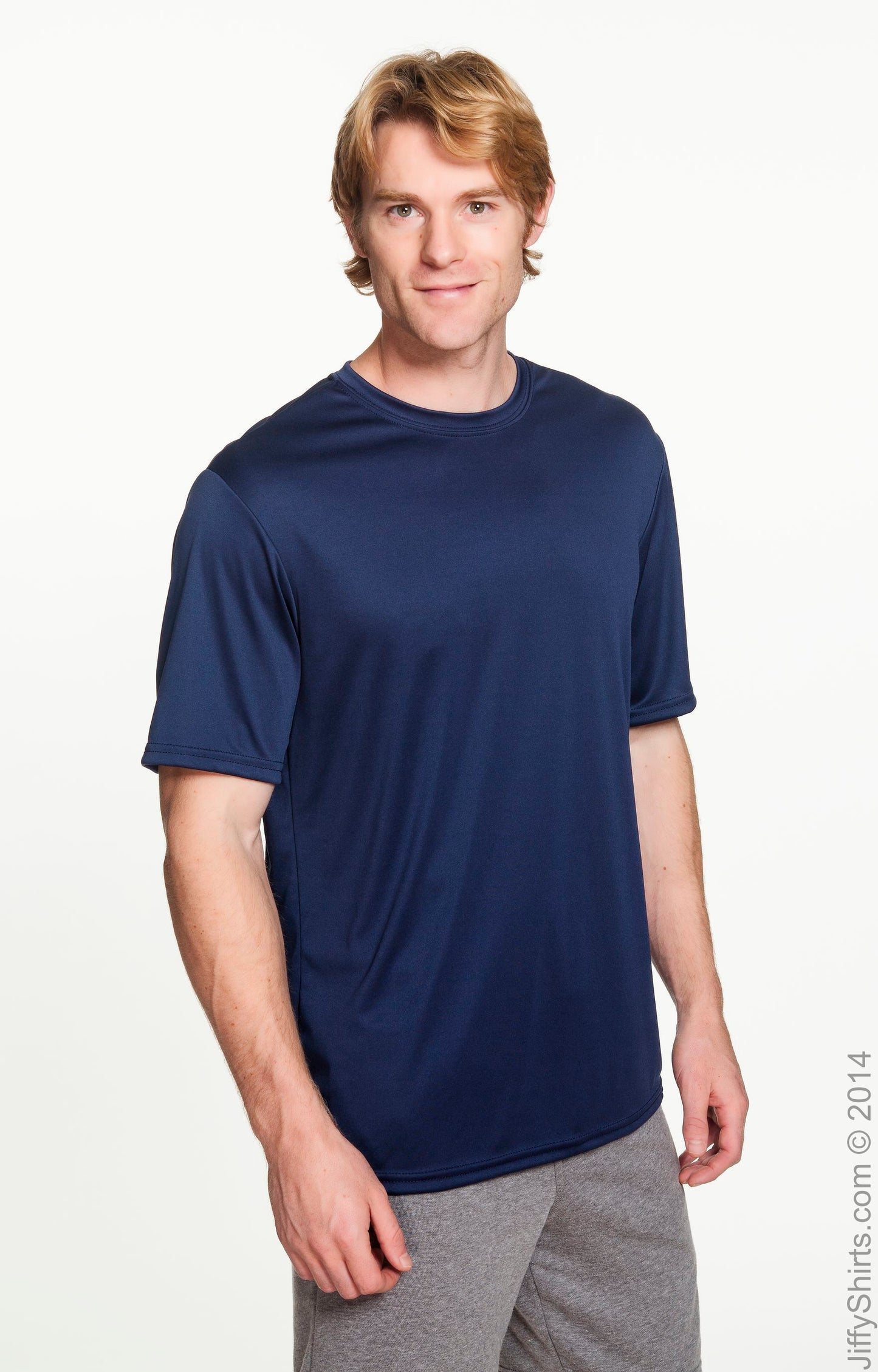 Unisex Performance Marathon T-Shirt - Navy