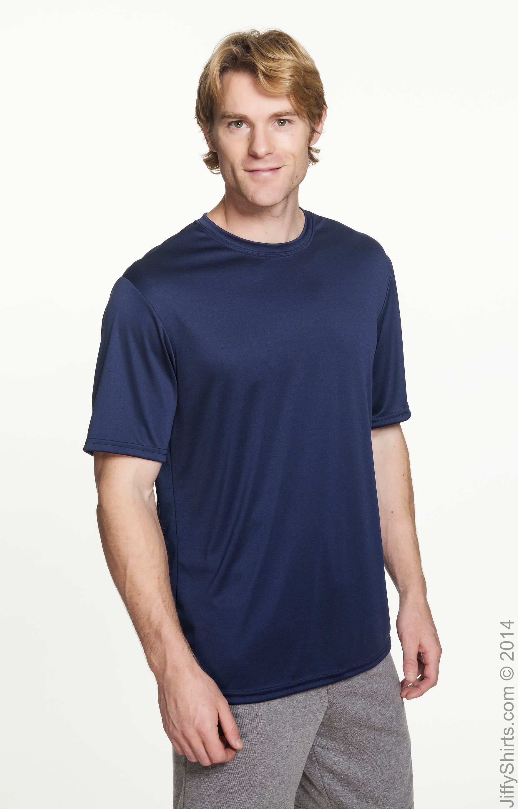 Unisex Performance Marathon T-Shirt - Navy