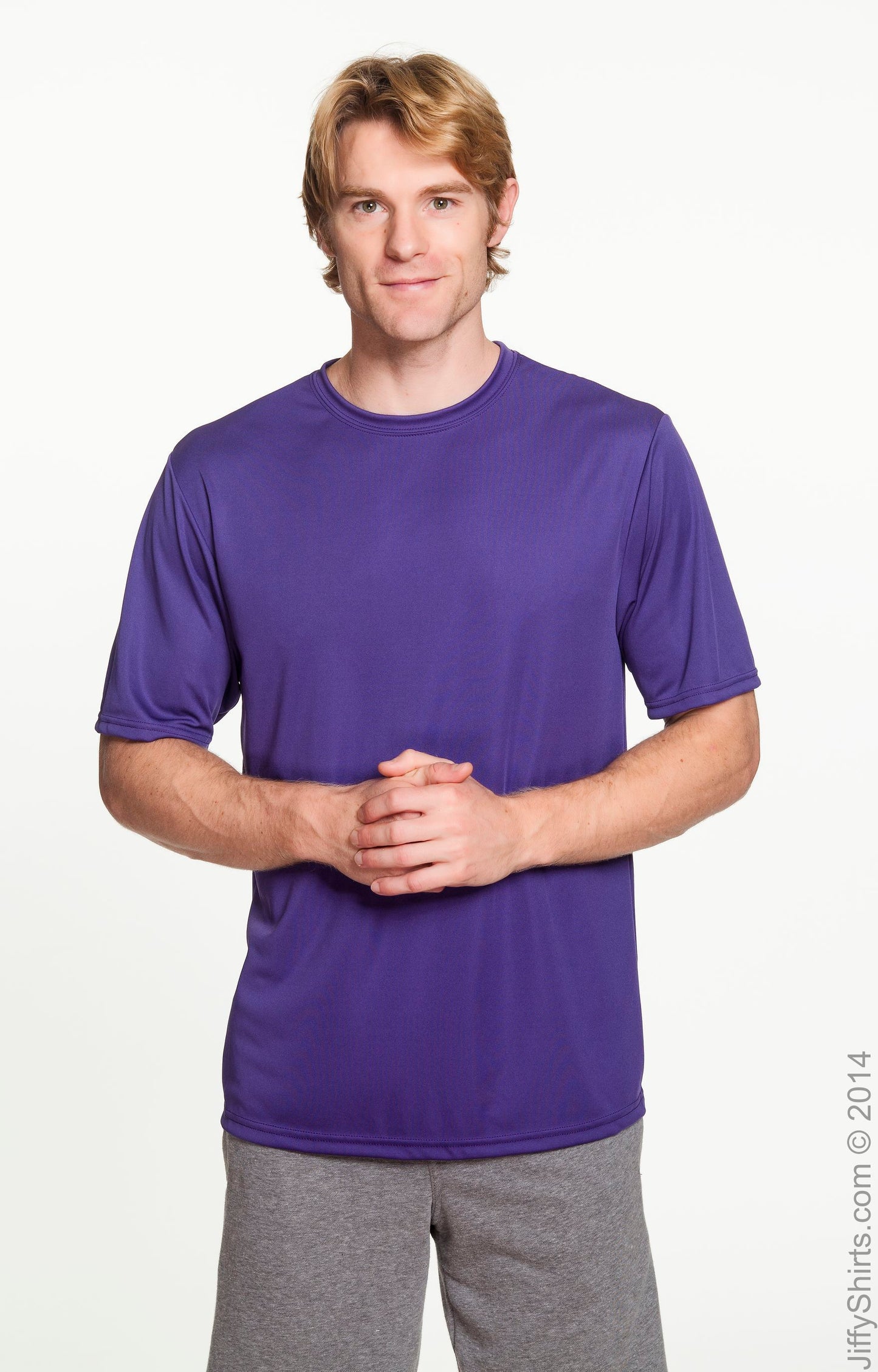 Men's Cooling Performance T-Shirt - Purple
