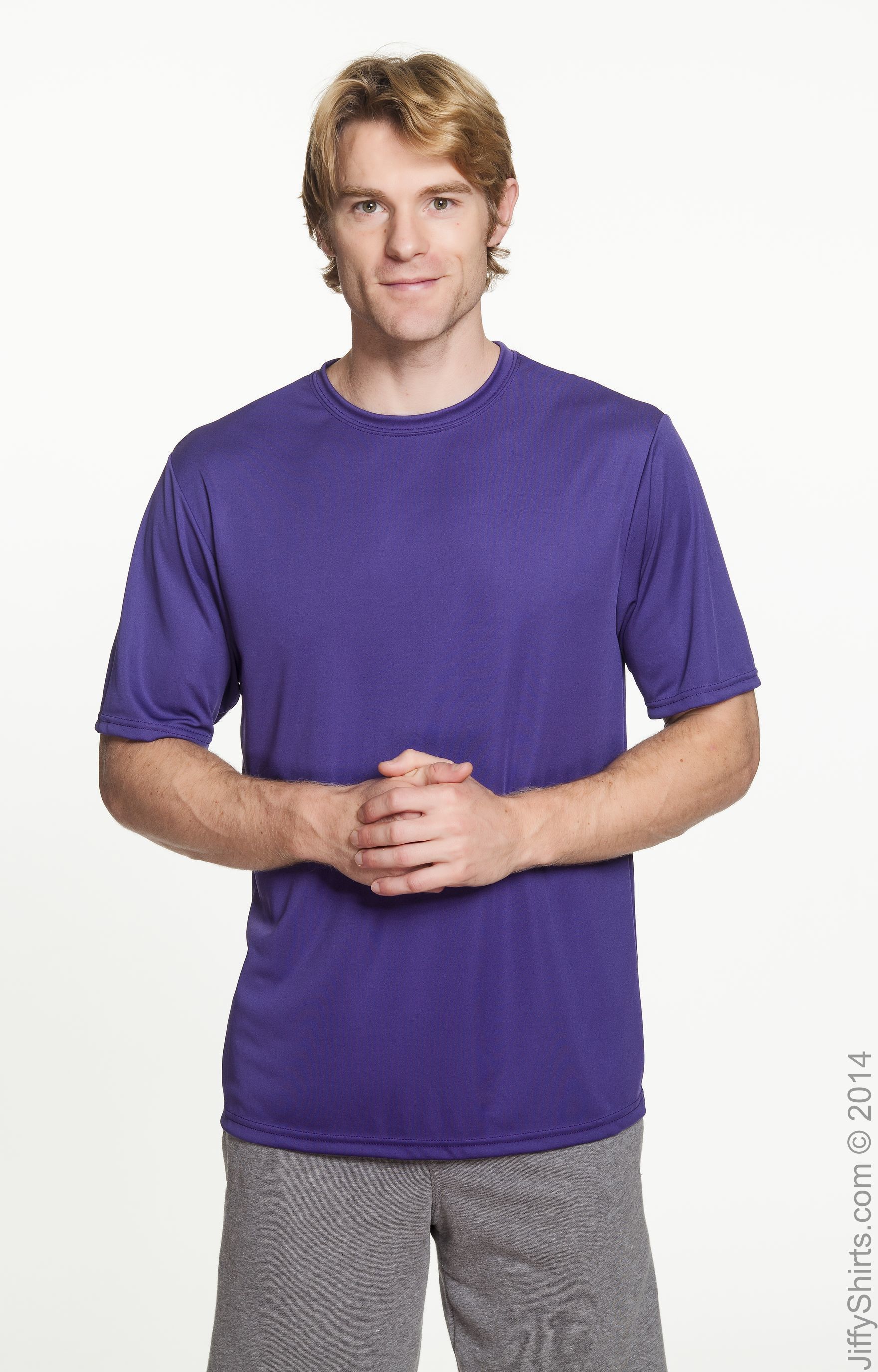 Men's Cooling Performance T-Shirt - Purple