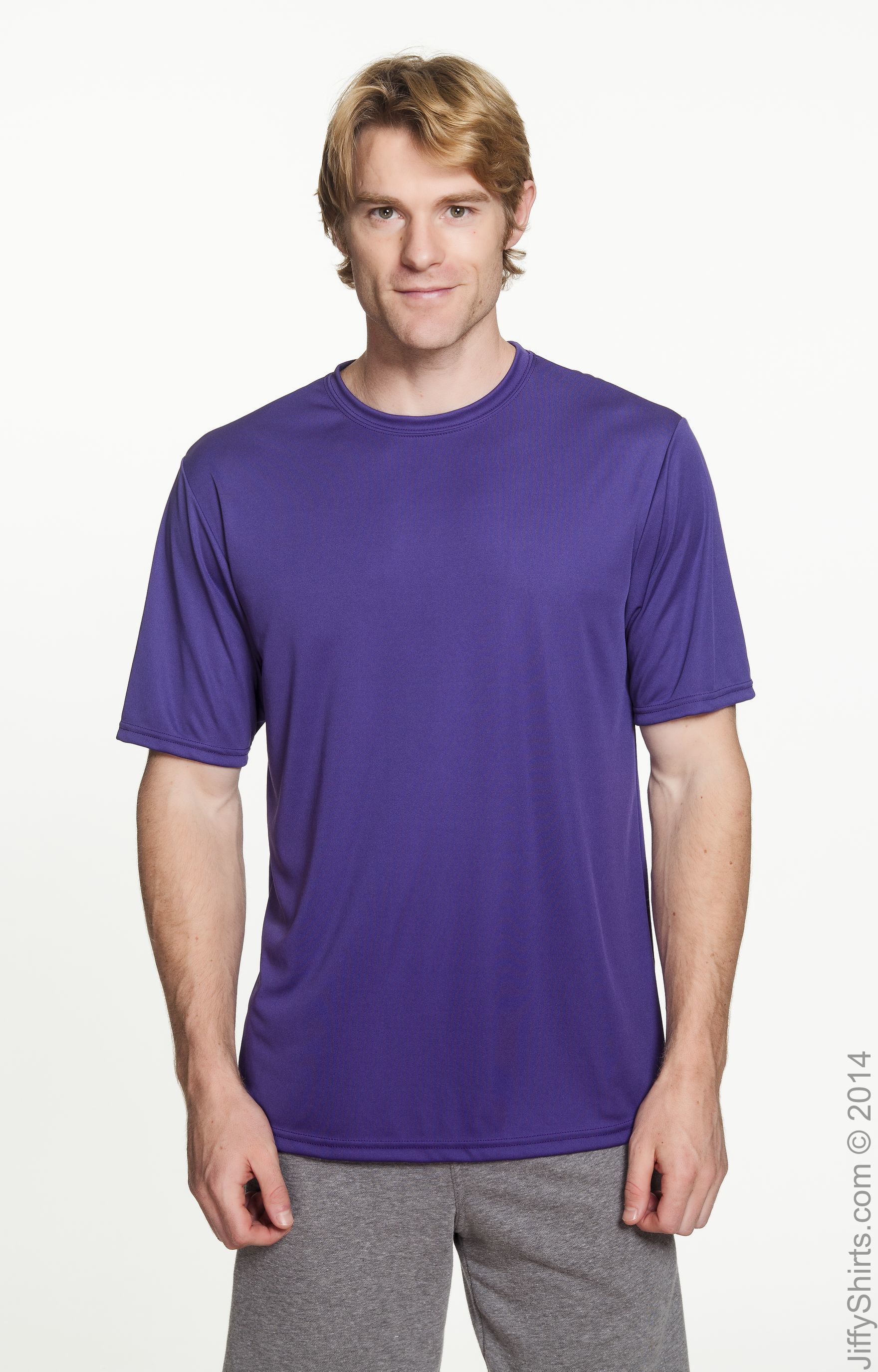 Men's Cooling Performance T-Shirt - Purple