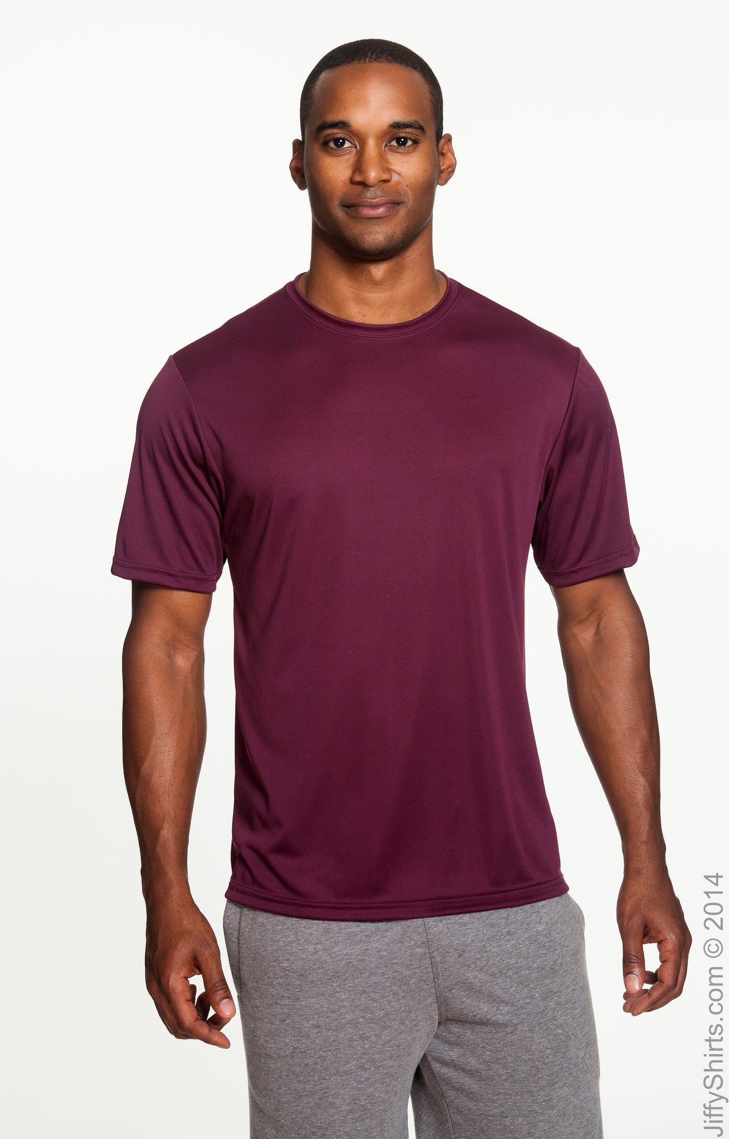 Men's Cooling Performance T-Shirt - Maroon