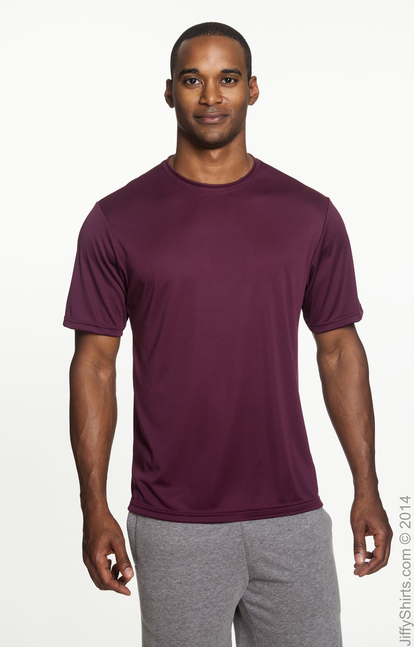 Men's Cooling Performance T-Shirt - Maroon