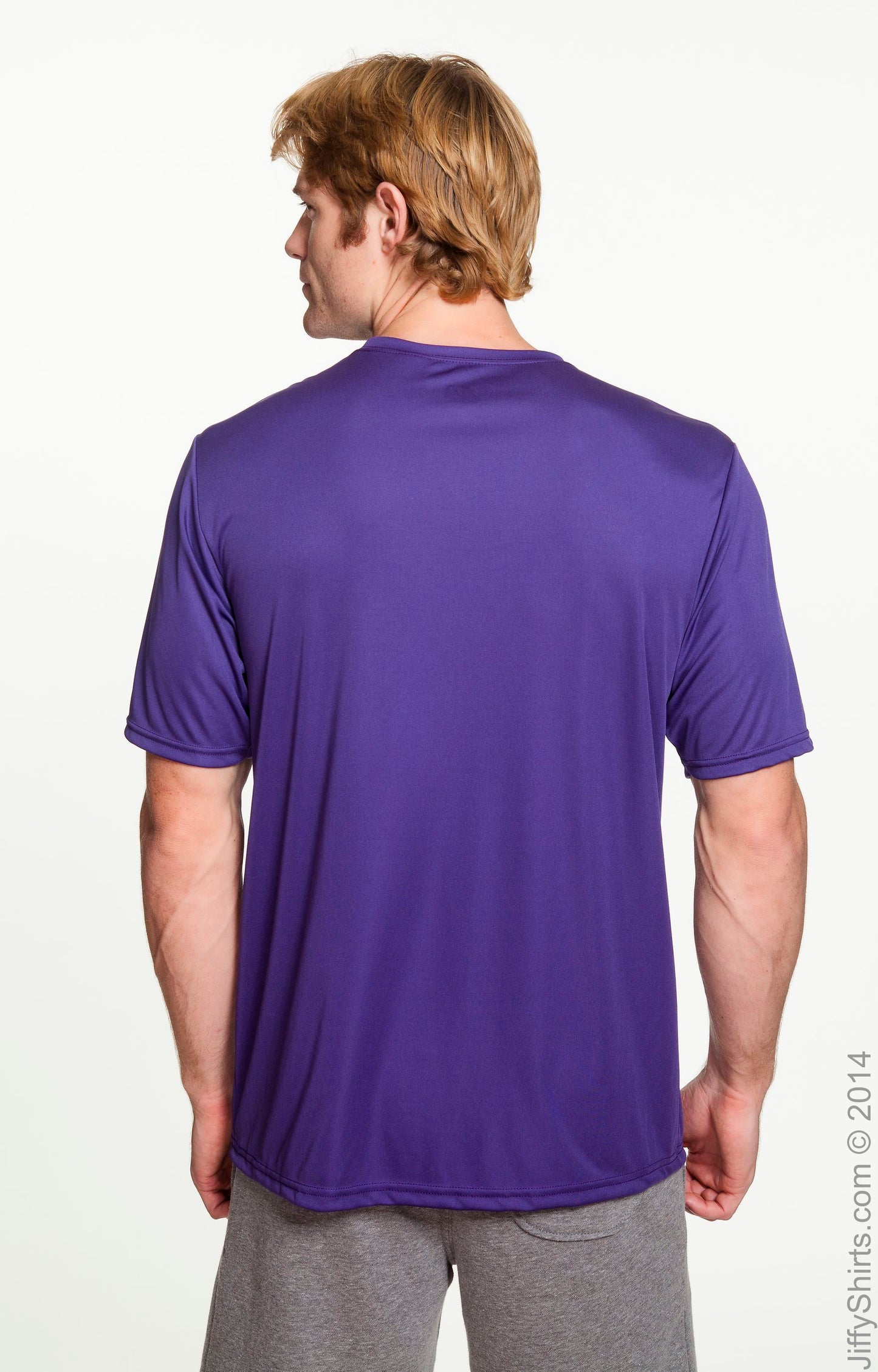 Men's Cooling Performance T-Shirt - Purple