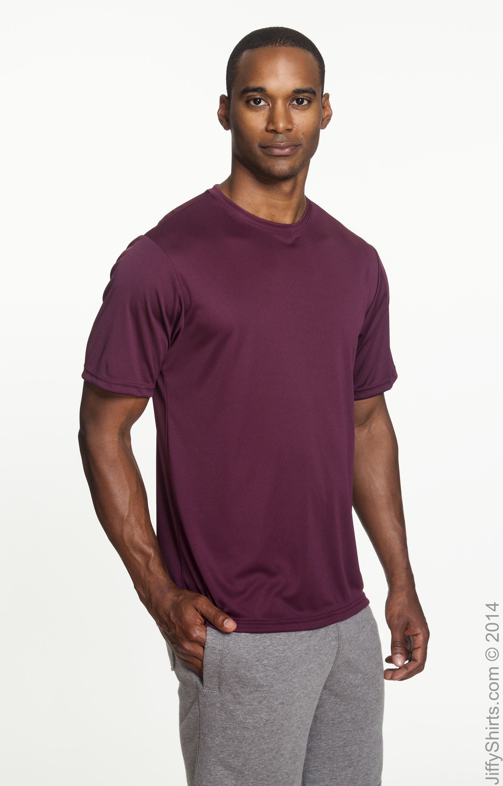 Men's Cooling Performance T-Shirt - Maroon