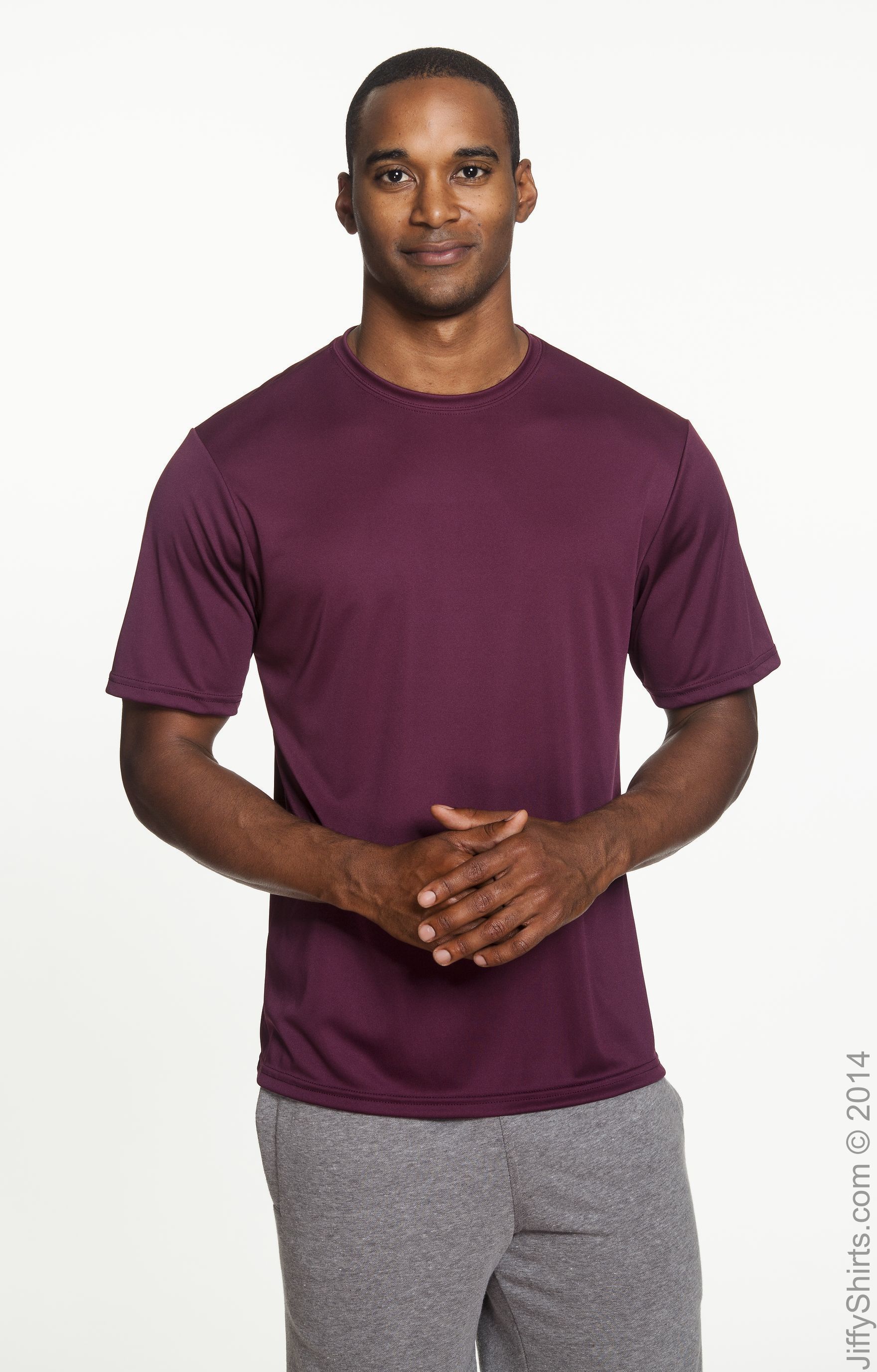 Men's Cooling Performance T-Shirt - Maroon
